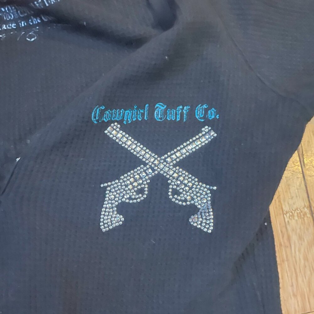 Cowgirl Tuff Co. henley - Picture 3 of 4